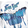 Blue Flame Butterfly Printed T Shirt Men Harajuku Streetwear Short Sleeve Casual Cotton Crew Neck Tees Shirt - Vimost Shop