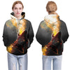 Blue rose Wolf Hoodies Men 3D Sweatshirts Harajuku Hoody Quality Pullover Streatwear Tracksuits hip hop tops - Vimost Shop