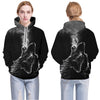 Blue rose Wolf Hoodies Men 3D Sweatshirts Harajuku Hoody Quality Pullover Streatwear Tracksuits hip hop tops - Vimost Shop