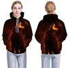 Blue rose Wolf Hoodies Men 3D Sweatshirts Harajuku Hoody Quality Pullover Streatwear Tracksuits hip hop tops - Vimost Shop