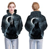 Blue rose Wolf Hoodies Men 3D Sweatshirts Harajuku Hoody Quality Pullover Streatwear Tracksuits hip hop tops - Vimost Shop