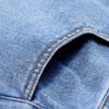 Blue Solid High Waist Washed Straight Casual Harem Jeans Women,Spring Pure Minimalist Ladies Basic Daily Trouser - Vimost Shop