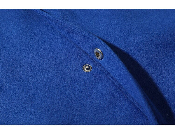 Bomber Jacket Men Furry Big Letter Bear Skeleton Patchwork Baseball Coat Couple Oversized Cozy College Style Streetwear - Vimost Shop