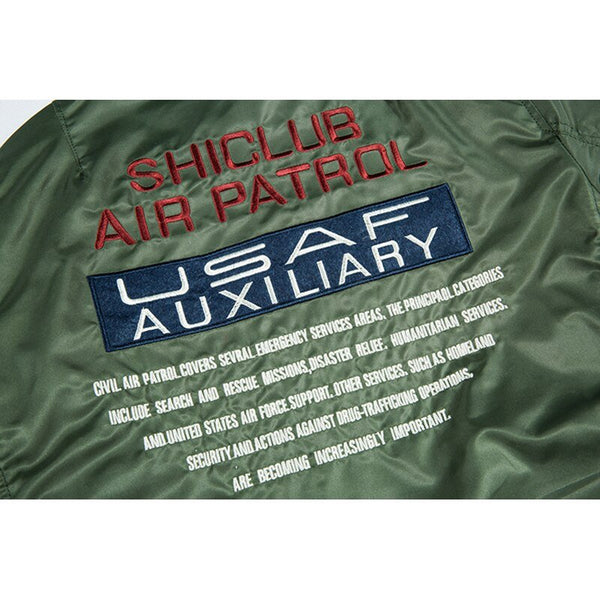 Bomber Men Badge Air Pilot MA-1 Men's Jacket Hip Hop Outwear - Vimost Shop