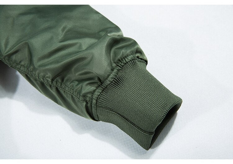 Bomber Men Badge Air Pilot MA-1 Men's Jacket Hip Hop Outwear - Vimost Shop