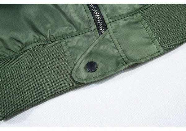 Bomber Men Badge Air Pilot MA-1 Men's Jacket Hip Hop Outwear - Vimost Shop