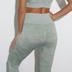 Booty Scrunch Leggings Camo Yoga Pants Gym Sport Tights Workout Activewear Seamless Leggins For Women Fitness Running Sweatpants