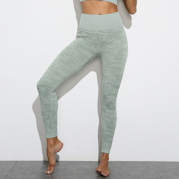 Booty Scrunch Leggings Camo Yoga Pants Gym Sport Tights Workout Activewear Seamless Leggins For Women Fitness Running Sweatpants - Vimost Shop