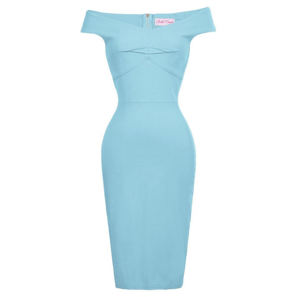 BP Womens Pin Up 1950s Retro Business OL Lady Hips-Wrapped Bodycon Pencil Skirts - Vimost Shop