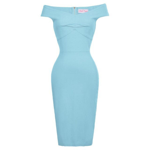 BP Womens Pin Up 1950s Retro Business OL Lady Hips-Wrapped Bodycon Pencil Skirts - Vimost Shop