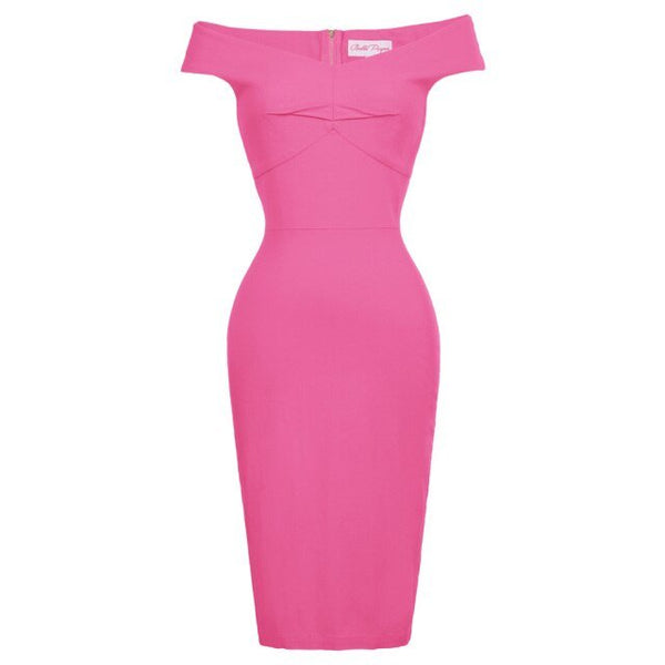 BP Womens Pin Up 1950s Retro Business OL Lady Hips-Wrapped Bodycon Pencil Skirts - Vimost Shop