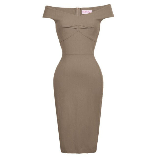 BP Womens Pin Up 1950s Retro Business OL Lady Hips-Wrapped Bodycon Pencil Skirts - Vimost Shop