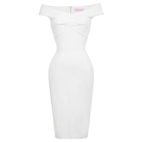 BP Womens Pin Up 1950s Retro Business OL Lady Hips-Wrapped Bodycon Pencil Skirts - Vimost Shop
