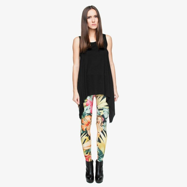 Brand Fashion Camo Branches 3D Printing High Quality Slim Legging Women Casual Home Leggings Woman Pants - Vimost Shop