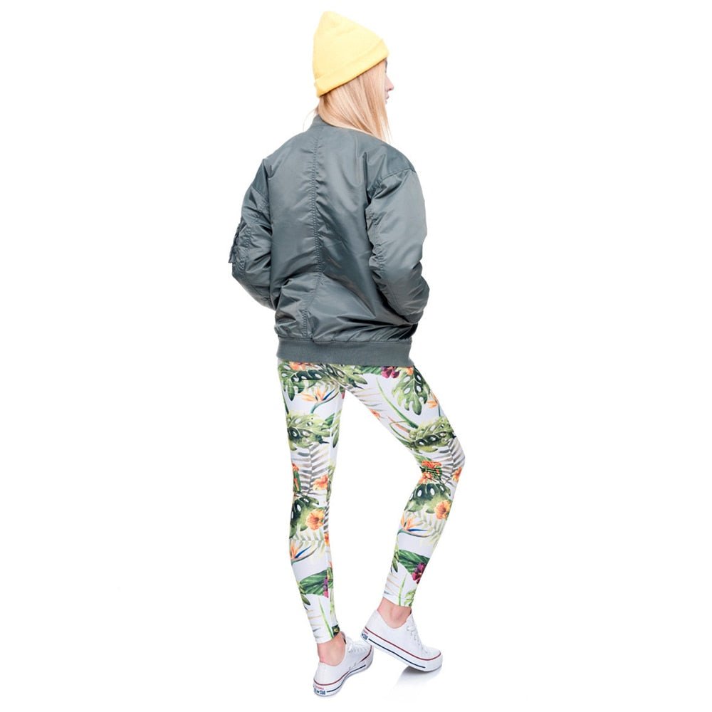 Brand Fashion Camo Branches 3D Printing High Quality Slim Legging Women Casual Home Leggings Woman Pants - Vimost Shop