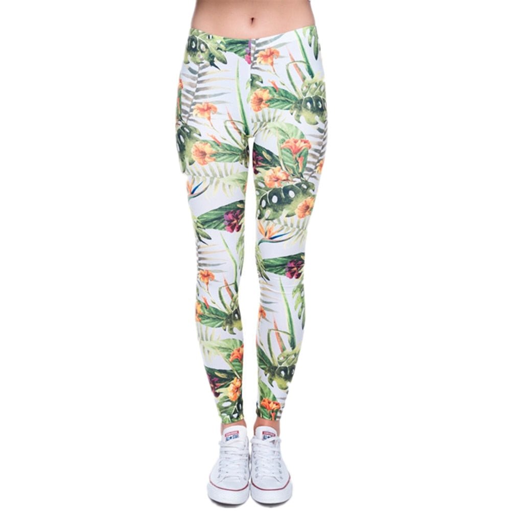 Brand Fashion Camo Branches 3D Printing High Quality Slim Legging Women Casual Home Leggings Woman Pants - Vimost Shop