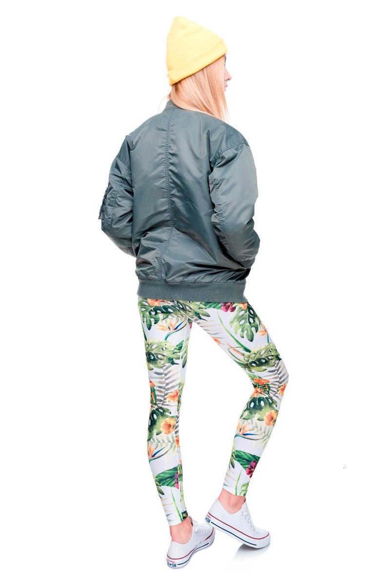 Brand Fashion Camo Branches 3D Printing High Quality Slim Legging Women Casual Home Leggings Woman Pants - Vimost Shop