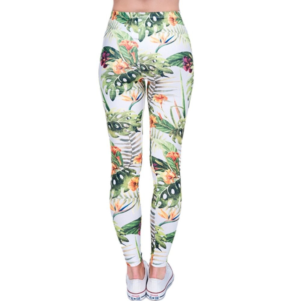 Brand Fashion Camo Branches 3D Printing High Quality Slim Legging Women Casual Home Leggings Woman Pants - Vimost Shop