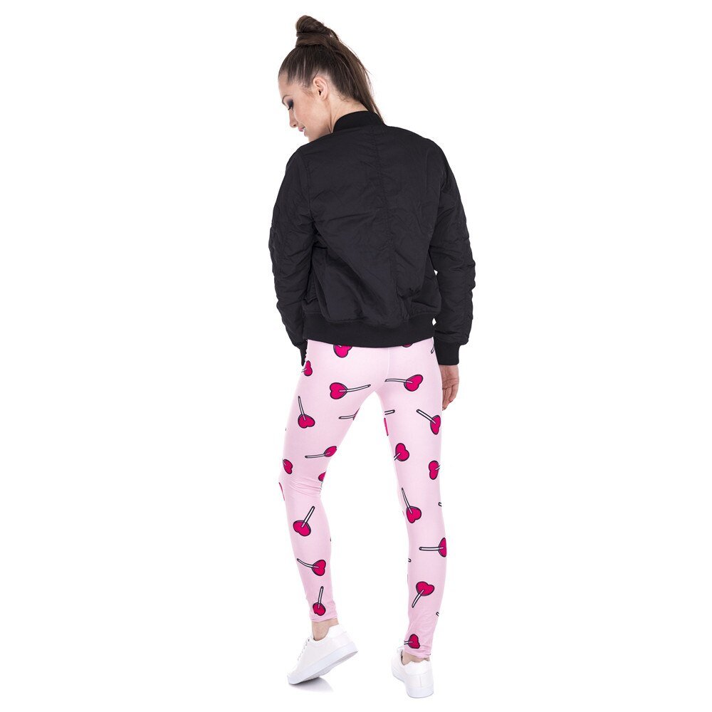 Brand Fashion Women Leggings Love Lollipop Printing Fitness Legging Sexy High Waist Legging For Woman Pants - Vimost Shop