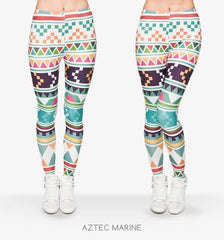 Brand New Fashion Aztec Printing legins Punk Women's Legging Stretchy Trousers Casual Slim fit Pants Leggings
