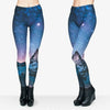 Brand Night Moon 3D Printing Our world Legging Punk Women Legins Stretchy Trousers Casual Pants Leggings - Vimost Shop