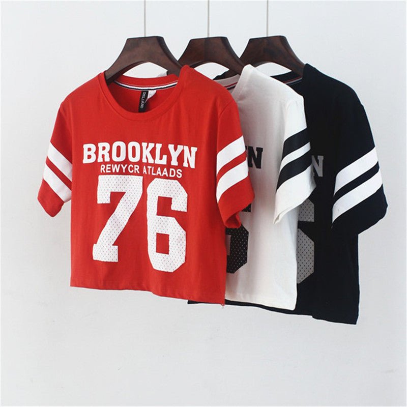 Brooklyn 76 printed fashion Women T-shirts - Vimost Shop