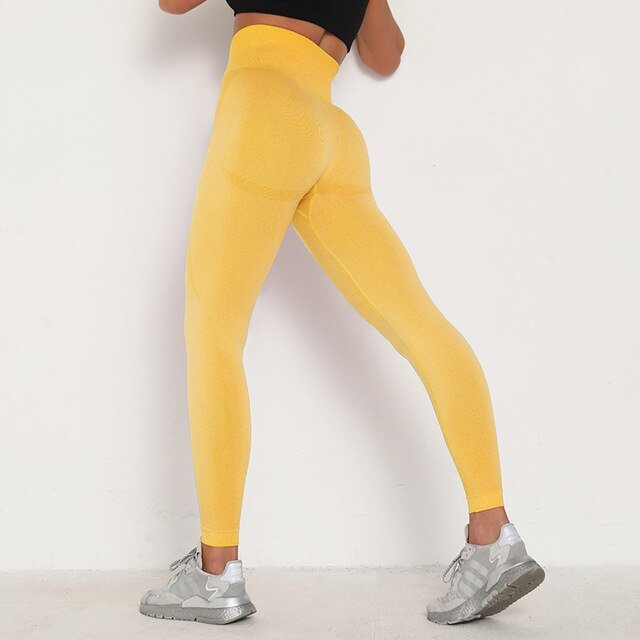 Butt Ruched Yoga Pants High Waist Tummy Control Seamless Leggings Workout Tight Running Sportswear Gym Clothing Fitness Leggins - Vimost Shop