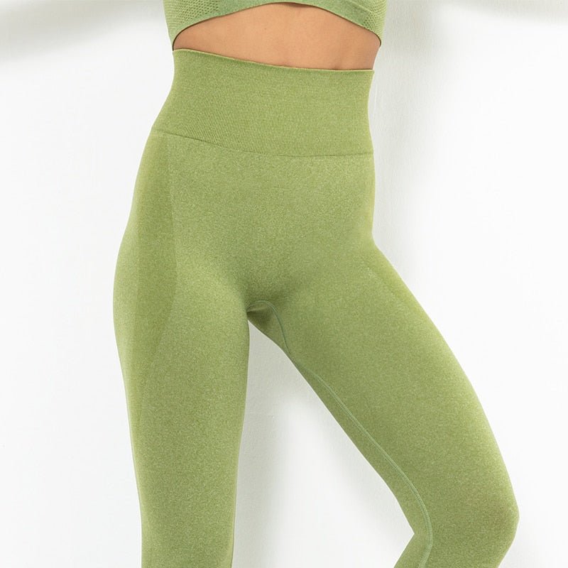 Butt Ruched Yoga Pants High Waist Tummy Control Seamless Leggings Workout Tight Running Sportswear Gym Clothing Fitness Leggins - Vimost Shop