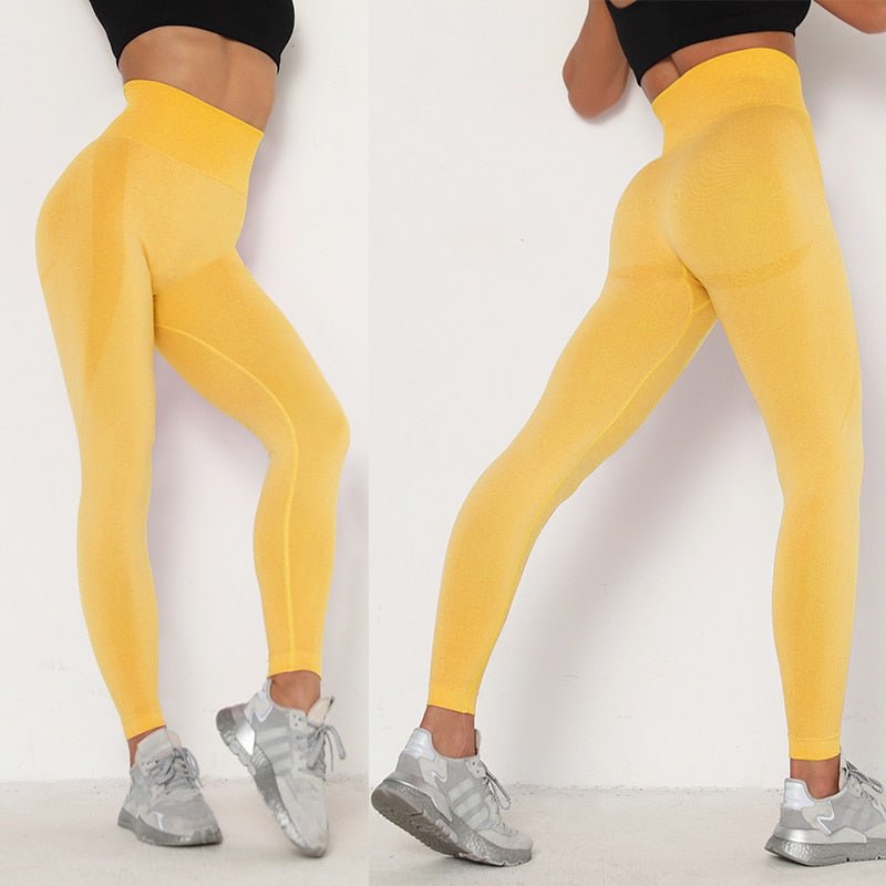 Butt Ruched Yoga Pants High Waist Tummy Control Seamless Leggings Workout Tight Running Sportswear Gym Clothing Fitness Leggins - Vimost Shop