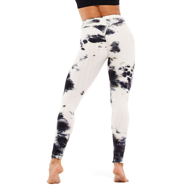 Butt Ruched Yoga Pants Tie-dye Streetwear High Waist Fitness Legging Running Athletic Trousers Gym Activewear Sport Leggings - Vimost Shop