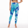 Butt Ruched Yoga Pants Tie-dye Streetwear High Waist Fitness Legging Running Athletic Trousers Gym Activewear Sport Leggings - Vimost Shop