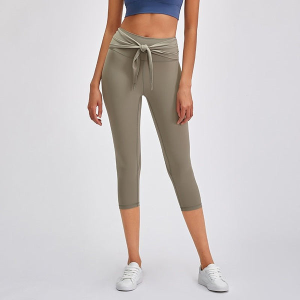 Butter Soft Nylon Training Yoga Sport Cropped Pants Wome - Vimost Shop