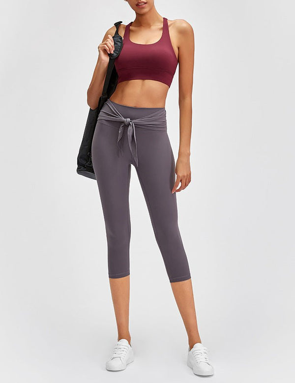 Butter Soft Nylon Training Yoga Sport Cropped Pants Wome - Vimost Shop