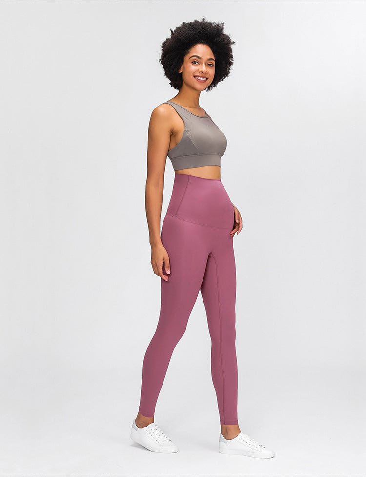 Buttery-soft High Rise Yoga Pants Sport Gym Leggings Pregnant Woman Four-ways Stretchy Home Fitness Workout Leggings - Vimost Shop