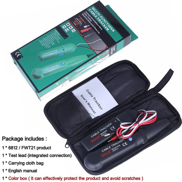 Cable Tracker Network Telephone line Detector wire finder wiring Wires Trace breakpoint location test Better than MS6812 - Vimost Shop