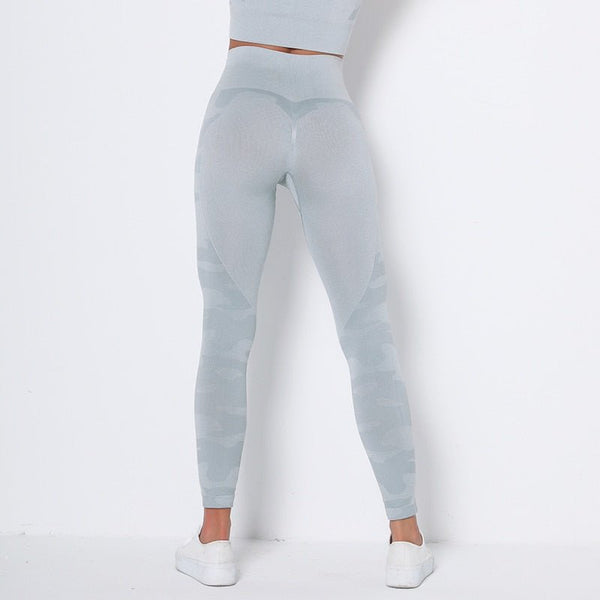 Camo Fitness Yoga Pants Booty Scrunch Seamless Leggings High Waist Gym Sportwear Running Tights Workout Pants Jogging Trousers - Vimost Shop