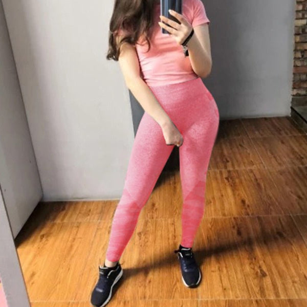 Camo Fitness Yoga Pants Booty Scrunch Seamless Leggings High Waist Gym Sportwear Running Tights Workout Pants Jogging Trousers - Vimost Shop