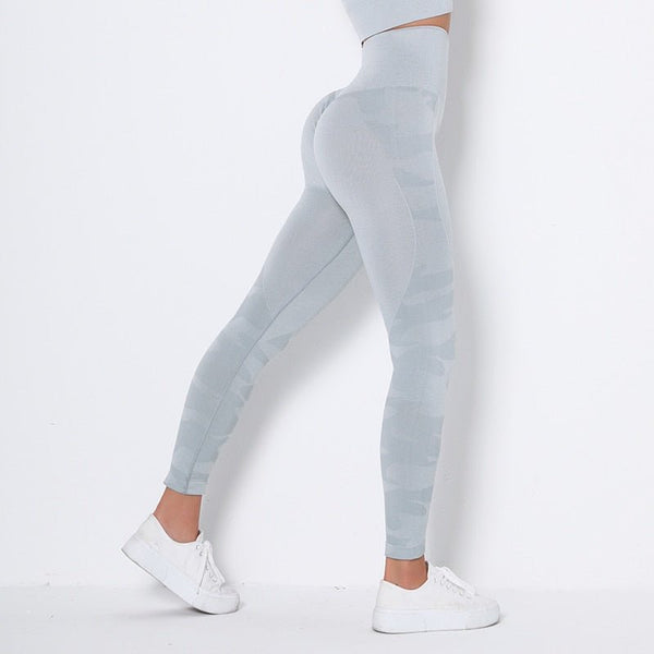 Camo Fitness Yoga Pants Booty Scrunch Seamless Leggings High Waist Gym Sportwear Running Tights Workout Pants Jogging Trousers - Vimost Shop