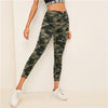 Camo Print Leggings Women Leggings Casual Style Spring Summer Autumn Stretchy Fitness Crop Leggings - Vimost Shop