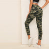 Camo Print Leggings Women Leggings Casual Style Spring Summer Autumn Stretchy Fitness Crop Leggings - Vimost Shop