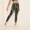 Camo Print Leggings Women Leggings Casual Style Spring Summer Autumn Stretchy Fitness Crop Leggings - Vimost Shop