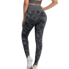 Camo Seamless Leggings High Waist Camouflag Yoga Pants Push Up Gym Sportwear Fitness Tights Running Leggins Workout Trousers