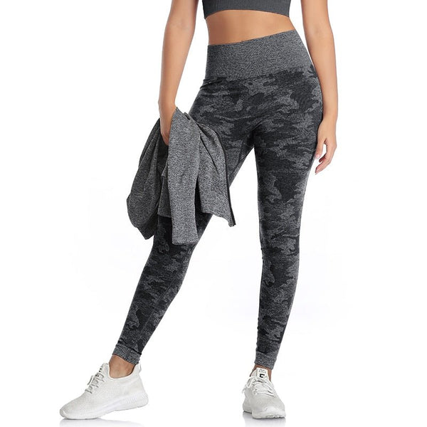 Camo Seamless Leggings High Waist Camouflag Yoga Pants Push Up Gym Sportwear Fitness Tights Running Leggins Workout Trousers - Vimost Shop