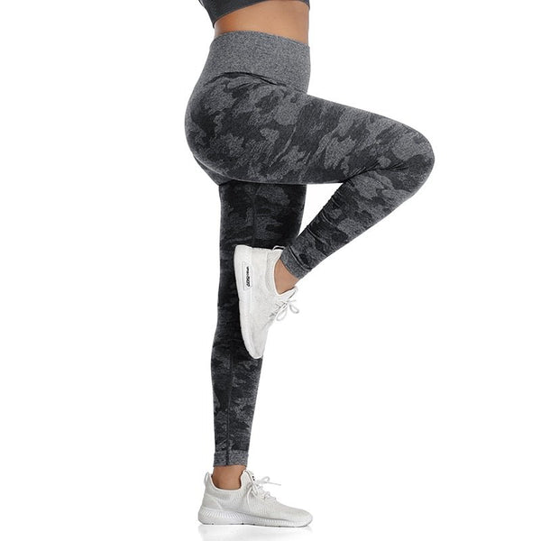 Camo Seamless Leggings High Waist Camouflag Yoga Pants Push Up Gym Sportwear Fitness Tights Running Leggins Workout Trousers - Vimost Shop