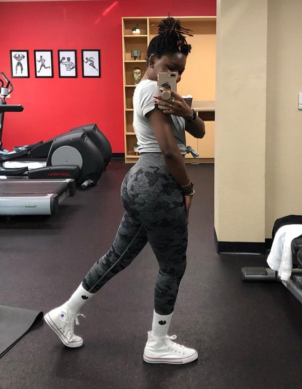 Camo Seamless Leggings High Waist Camouflag Yoga Pants Push Up Gym Sportwear Fitness Tights Running Leggins Workout Trousers - Vimost Shop