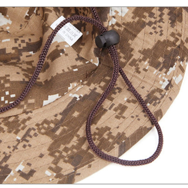Camo Sun Hat Bucket Hat Women Waterproof Boonie Camouflage Summer Fishing Hats Cap Mens Womans Casquette Sombrero Mujer - Vimost Shop