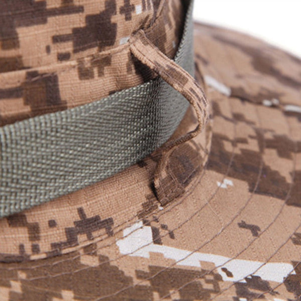 Camo Sun Hat Bucket Hat Women Waterproof Boonie Camouflage Summer Fishing Hats Cap Mens Womans Casquette Sombrero Mujer - Vimost Shop