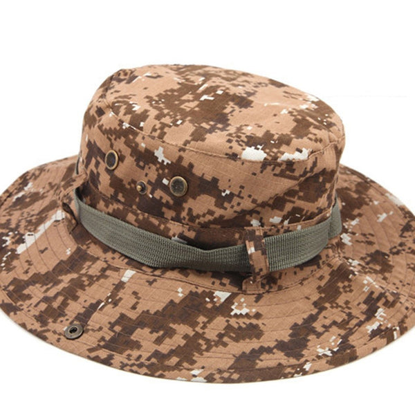 Camo Sun Hat Bucket Hat Women Waterproof Boonie Camouflage Summer Fishing Hats Cap Mens Womans Casquette Sombrero Mujer - Vimost Shop