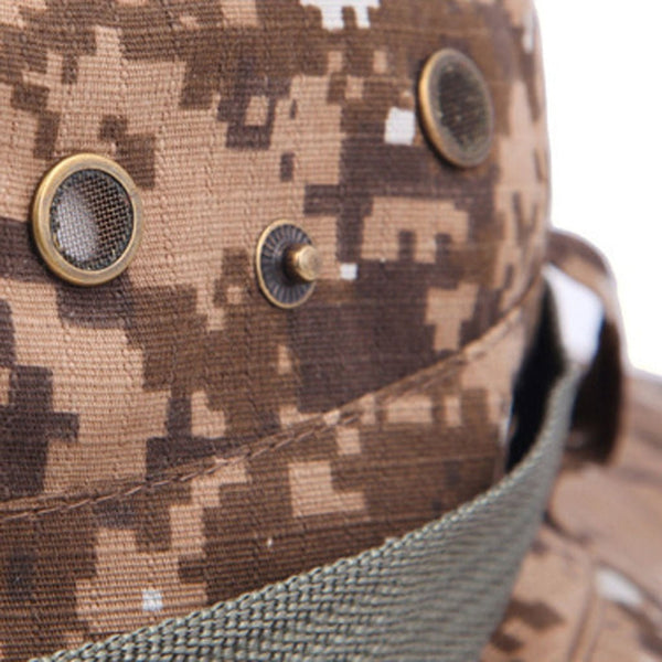 Camo Sun Hat Bucket Hat Women Waterproof Boonie Camouflage Summer Fishing Hats Cap Mens Womans Casquette Sombrero Mujer - Vimost Shop