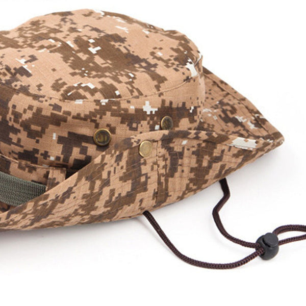 Camo Sun Hat Bucket Hat Women Waterproof Boonie Camouflage Summer Fishing Hats Cap Mens Womans Casquette Sombrero Mujer - Vimost Shop